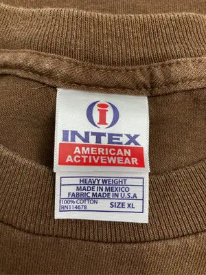 INTEX/Tシャツ/カットソー/トップス/ブラウン/XL