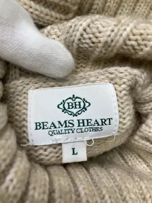 BEAMS HEART/ビームスハート/ニット/セーター/トップス/ベージュ/L