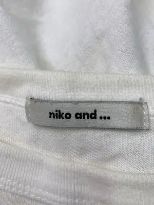 niko and .../ニコアンド/Tシャツ/カットソー/トップス/ホワイト/L