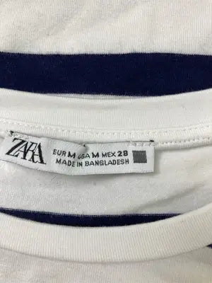 ZARA/ザラ/Tシャツ/カットソー/トップス/ネイビー/M