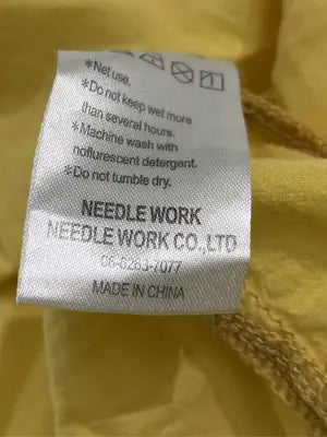 NEEDLE WORK/シャツ/ブラウス/トップス/イエロー