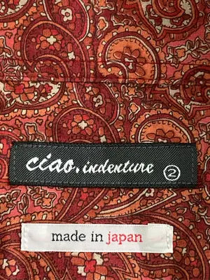 ciao. indenture/シャツ/ブラウス/トップス/レッド/2