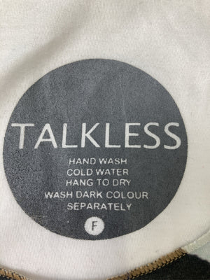 TALKLESS/タンクトップ/トップス/ブラック/F