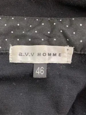a.v.v HOMME/ポロシャツ/トップス/ブラック/46