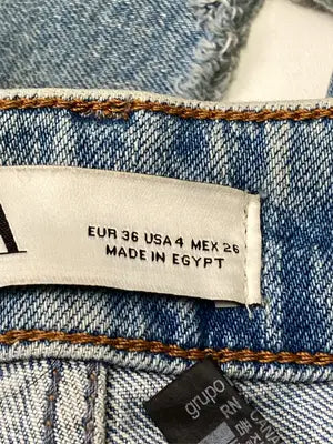 ZARA/ザラ/デニムパンツ/パンツ/ブルー/EUR 36 USA 4