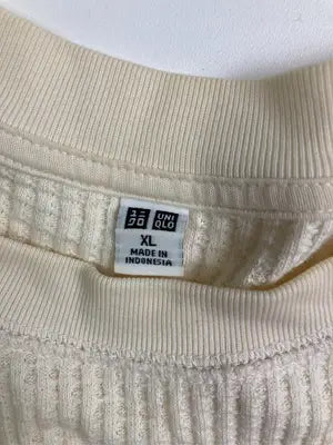 UNIQLO/ユニクロ/Tシャツ/カットソー/トップス/アイボリー/XL