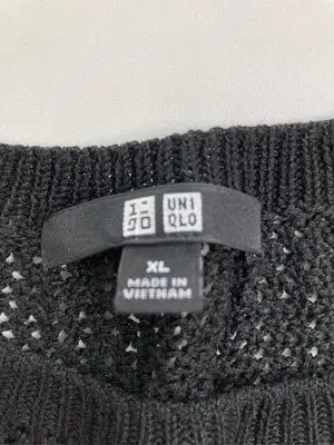 UNIQLO/ユニクロ/Tシャツ/カットソー/トップス/ブラック/XL