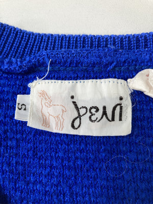 ニット/セーター/トップス/ブルー/S