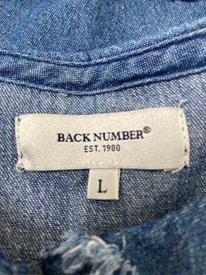 back number/バックナンバー/シャツ/ブラウス/トップス/ブルー/L