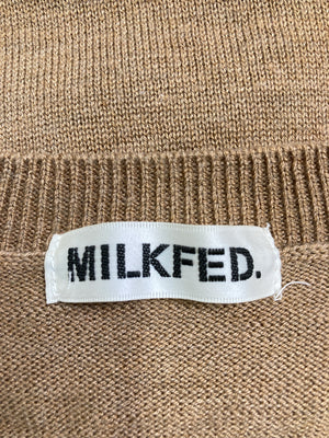 MILK FED./ミルクフェド/ニット/セーター/トップス/ブラウン/ONE SIZE