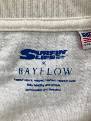 BAYFLOW/ベイフロー/Tシャツ/カットソー/トップス/アイボリー/3