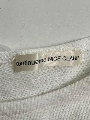 continuer de NICE CLAUP/コンティニューデナイスクラップ/Tシャツ/カットソー/トップス/アイボリー/F
