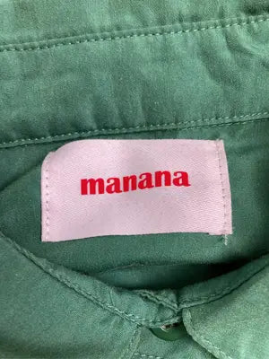manana/マニャーナ/シャツワンピース/ワンピース/ドレス/グリーン/F