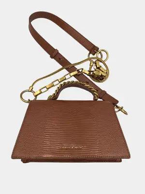 CHARLES & KEITH/チャールズアンドキース/ハンドバッグ/バッグ/ブラウン