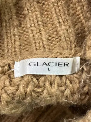 GLACIER/グラシア/ニット/セーター/トップス/ブラウン/L