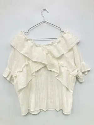 その他トップス/トップス/ホワイト/L