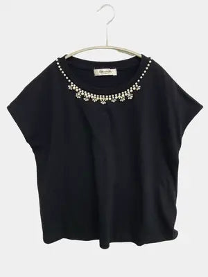 ems excite/エムズエキサイト/Tシャツ/カットソー/トップス/ブラック/M