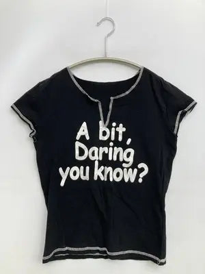 Tシャツ/カットソー/トップス/ブラック/2