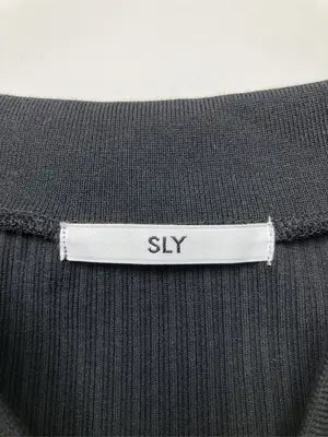 SLY/スライ/シャツワンピース/ワンピース/ドレス/ブラック/1