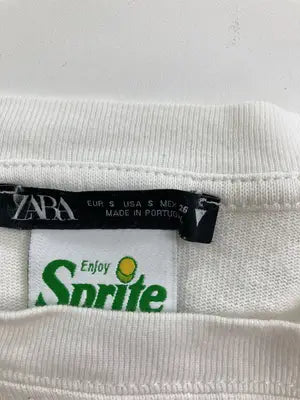 ZARA/ザラ/Tシャツ/カットソー/トップス/ホワイト/ S