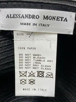ALESSANDRO MONETA/ハット/帽子/ブラック/57