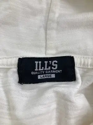 ILL’S/イルズ/パーカー/トップス/ホワイト/LARGE