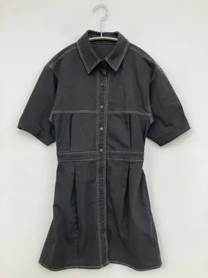 EMODA/エモダ/シャツワンピース/ワンピース/ドレス/ブラック/F