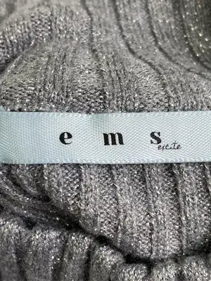 ems excite/エムズエキサイト/ニット/セーター/トップス/グレー/F
