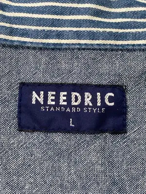 NEEDRIC/シャツ/ブラウス/トップス/ネイビー/L