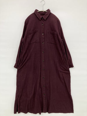 GLOBAL WORK/グローバルワーク/シャツワンピース/ワンピース/ドレス/レッド/M