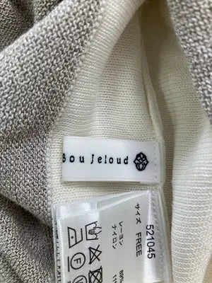 Boujeloud/ブージュルード/Tシャツ/カットソー/トップス/ブラウン/FREE