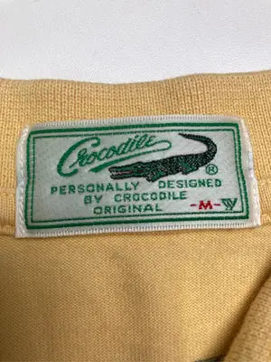Crocodile/クロコダイル/ポロシャツ/トップス/イエロー/M