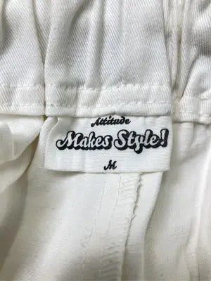 Attitude makes style!/アティチュードメイクススタイル/カーゴパンツ/パンツ/ホワイト/M