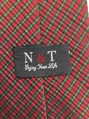 N&T/ネクタイ/ファッション雑貨/レッド