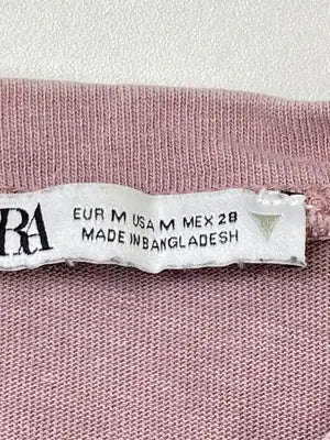 ZARA/ザラ/Tシャツ/カットソー/トップス/ブラウン/M