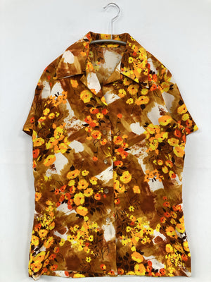 シャツ/ブラウス/トップス/オレンジ