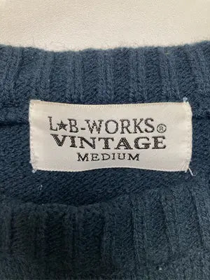 L B works/エルビーワークス/ニット/セーター/トップス/ネイビー/MEDIUM