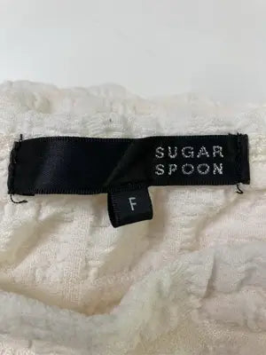 SUGAR SPOON/シュガースプーン/Tシャツ/カットソー/トップス/アイボリー/F