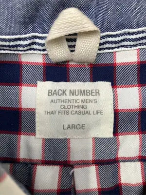 BACK NUMBER/バックナンバー/シャツ/ブラウス/トップス/ネイビー/LARGE