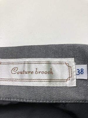 Couture brooch/クチュールブローチ/ミモレ/半端丈スカート/スカート/グレー/38