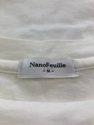 NanoFeuille/Tシャツ/カットソー/トップス/ホワイト/M