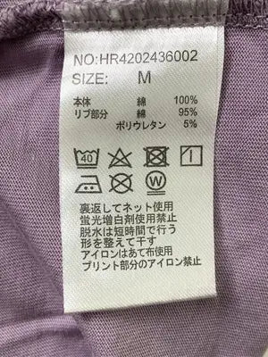 HONEYSUCKLE ROSE/ハニーサックルローズ/Tシャツ/カットソー/トップス/パープル/MEDIUM