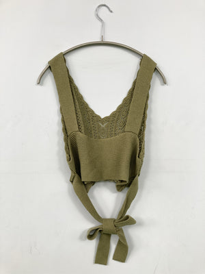 アンサンブル/トップス/カーキ/M