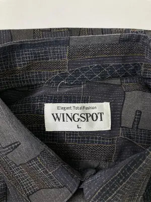 WINGSPOT/シャツ/ブラウス/トップス/ブラック/L