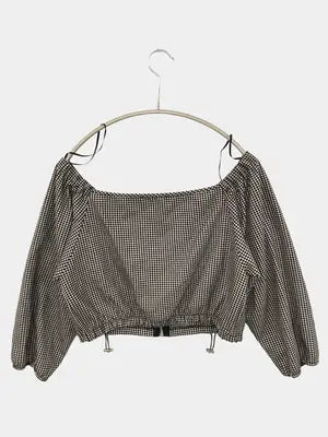 BERSHKA/ベルシュカ/シャツ/ブラウス/トップス/ブラック/S