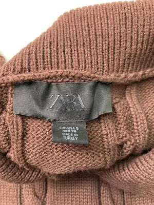 ZARA/ザラ/ニット/セーター/トップス/ブラウン/USA S