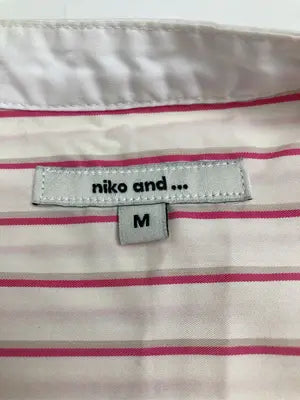 niko and .../ニコアンド/シャツ/ブラウス/トップス/レッド/M