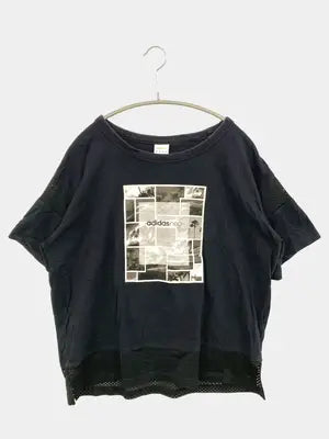 adidas/アディダス/Tシャツ/カットソー/トップス/ブラック/OT