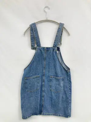 Fashion jeans/ファッションジーンズ/ジャンパースカート/ワンピース/ドレス/ブルー/M