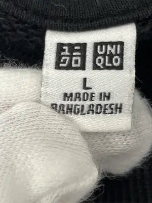 UNIQLO/ユニクロ/スウェット/トップス/ブラック/L